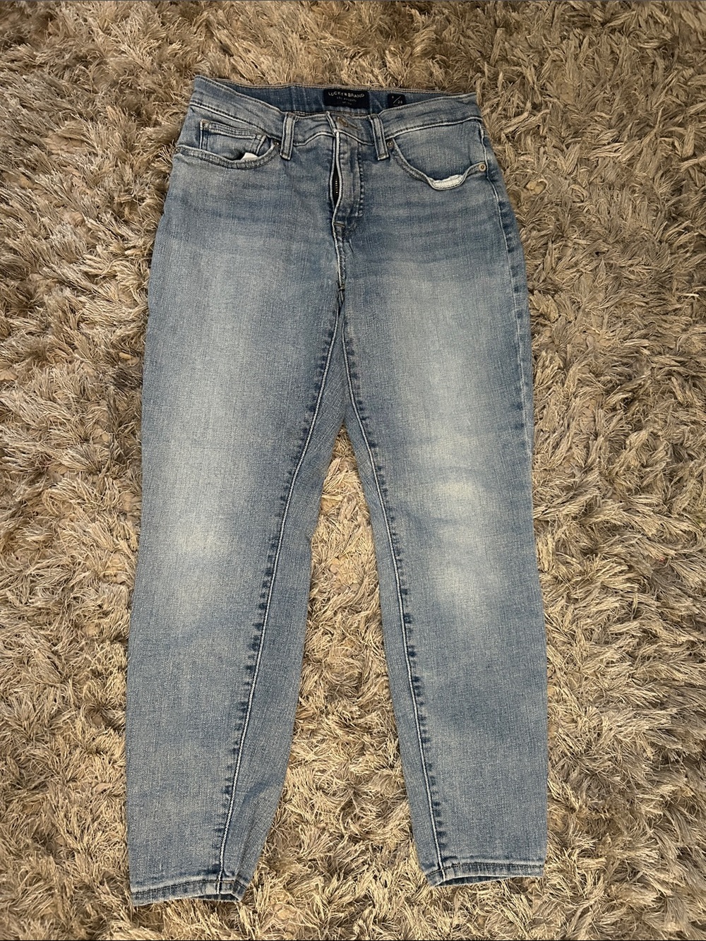 Y2K Lucky Brand Light Blue Skinny Jeans